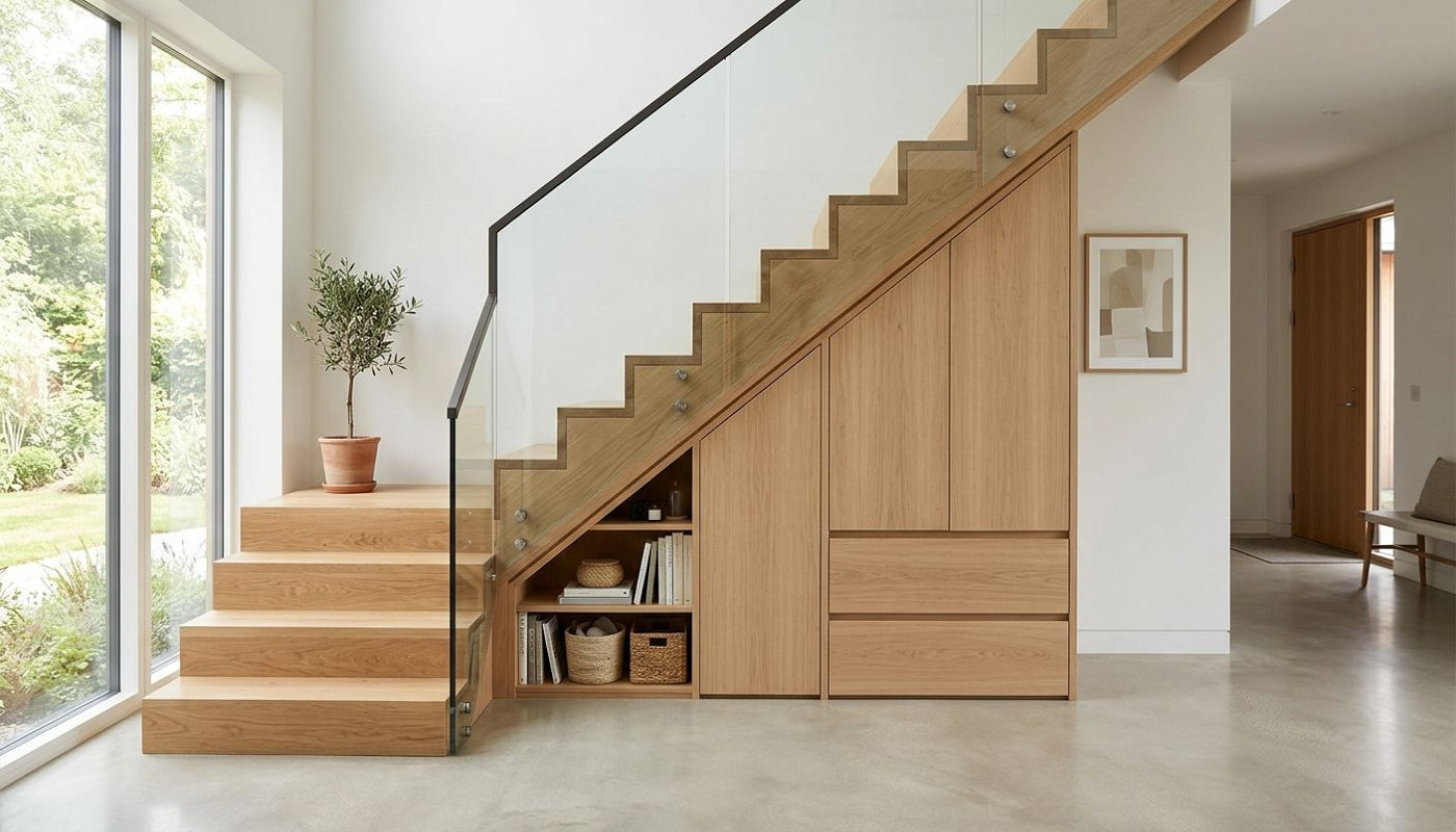 Comment optimiser l'espace sous vos escaliers pour un intérieur moderne ?